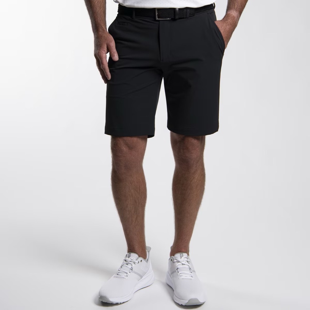 KJUS Ike 10" Performance Golf Shorts Mens Size 33 Black 4-Way Stretch NWOT